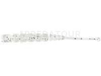 Leurres Mustad AJI Worm Plu-Plu 2" 5cm - Clear Silver Glitter