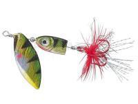 Cuiller Tournante Balzer Colonel Reality 3D Lead Head Spinner 7g - Perch