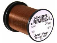 Semperfli Classic Waxed Thread 12/0 240 Yards - Rust