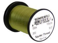 Semperfli Spyder Thread 18/0 100m 109yds 30D - Pale Olive