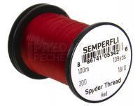 Semperfli Spyder Thread 18/0 100m 109yds 30D - Red