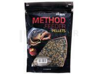 Pellet Jaxon Method Feeder 500g 2mm - BANANA/VANILLA/CHOCOLATE