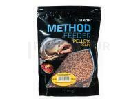 Pellet Ready Jaxon Method Feeder 500g 2mm - Orange-Chocolate