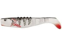 Leurre souple Dragon Phantail Print 7.5cm WHITE/BLACK - red/black-red print