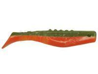 Leurre souple Dragon Phantail Pro 10cm - Orange Fluo/Olive | Black Glitter