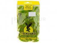 Plumes Veniard Grey English Partridge Neck - Fl Chartreuse