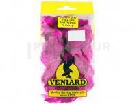 Plumes Veniard Grey English Partridge Neck - Fl Pink
