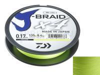 Tresse Daiwa J-Braid X4 Yellow 270m 0.19mm