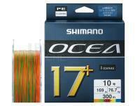 Tressee Shimano Ocea 17+ Braid 300m 76,7kg PE10 Multi color