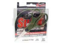 Tresse Sufix 832 Advanced Superline with scissors 120m 0.20mm - Neon Lime