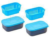 Pellet soaking containers with strainers - 128A