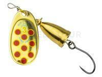 Leurre cuillère BlueFox Vibrax Hot Pepper Sans Ardillon #2 | 6g - GYR