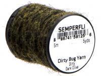 Semperfli Dirty Bug Yarn 5m 5yds - Dark Olive (Dirty)