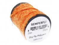 Semperfli Dry Fly Polyyarn 3.6m 3.9yds - Caddis Amber