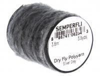Semperfli Dry Fly Polyyarn 3.6m 3.9yds - Silver Grey