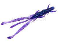 Leurre Souple FishUp Shrimp 3.6 inch | 89 mm - 060 Dark Violet / Peacock & Silver