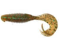 Keitech Leurre Souple Flapper Grub 4 inch - LT Pumpkin Green FLK