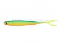 Leurre Fox Rage Slick Finesse Super Soft 11cm 4.25in - UV Blue Back Chartreuse