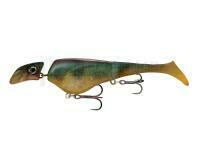Leurre Headbanger Shad 16cm Suspending - Motoroil/green