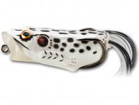 Leurre Live Target Hollow Body Frog Popper 5cm 10.5g - Albino/White