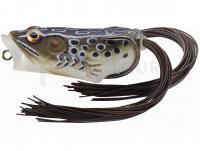 Leurre Live Target Hollow Body Frog Popper 5cm 10.5g - Brown/Black