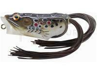 Leurre Live Target Hollow Body Frog Popper 6.5cm 14g - Brown/Black