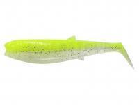 Leurre Savage Gear Cannibal Shad Bulk 10cm 9g - Flou Yellow Glow