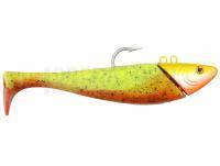 Leurre Mer Spro Salty Beast Mega Jig Shad 24cm 470g - Orange/Chartreuse