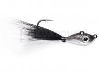 Leurre Mustad Big Eye Bucktail Jig 3.5g 1/8oz - Black-Silver