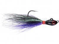 Leurre Mustad Big Eye Bucktail Jig 7g  1/4oz - Black-Purple