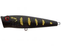 Leurre Mustad Burpy Popper 6.5cm 6.3g - Black Peacock