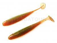 Leurre Souple Noike Wobble Shad 3 inch 76 mm - 139 Motoroil Gold