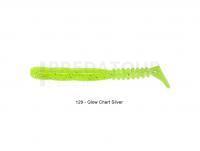 Leurre Souple Reins Rockvibe Shad 1.2 inch - 129 Glow Chart Silver