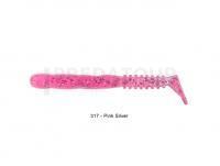 Leurre Souple Reins Rockvibe Shad 3.5 inch - 317 Pink Silver