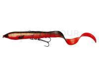 Leurre Savage Gear 3D Hard Eel 17cm 50g Slow Sinking 2+1 - Red N Black Fluo