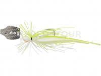 Leurre Savage Gear Crazy Swim Jigs 12.5cm 20g #4/0 tail 10cm - Yellow White