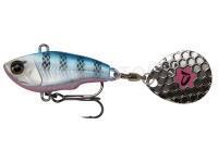 Leurre Savage Gear Fat Tail Spin 5.5cm 9g - Blue Silver Pink Fluo