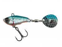 Leurre Savage Gear Fat Tail Spin 5.5cm 9g - Blue Silver