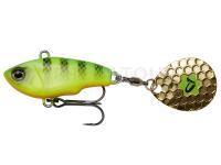 Leurre Savage Gear Fat Tail Spin 5.5cm 9g - Firetiger Fluo