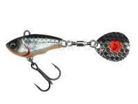 Leurre Savage Gear Fat Tail Spin 8cm 24g - Dirty Silver
