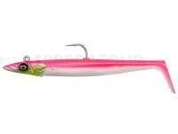 Leurre Savage Gear Sandeel V2 12cm 22g 2+1pcs - Pink Pearl Silver