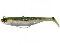 Leurre SG Savage Minnow Weedless 10cm 16g 2+1pcs - Green Silver