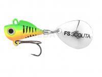 Leurre Spro FreeStyle Scouta Jig Spinner 10g - UV Fire Tiger