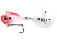 Leurre Spro FreeStyle Scouta Jig Spinner 10g - UV Red Head