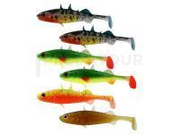 Westin Leurre Souple Stanley the Stickleback Shadtail 5.5cm 1.5g - Dark Water Mix 6pcs