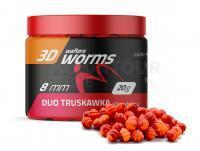 Match Pro Top Worms Wafters 3D Duo 8mm - Strawberry