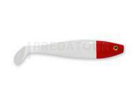 Leurres Delalande Shad GT 11cm - 61 Blanc Tête Rouge