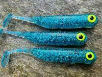 Leurres souples Great Fish GF1 49mm 1g - no scent - glitter blue