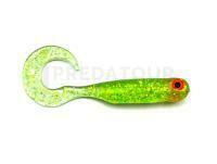 Leurres souples Great Fish GF1 Twister 49mm - no scent - glitter light green