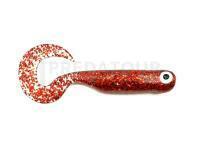 Leurres souples Great Fish GF1 Twister 49mm - no scent - glitter red